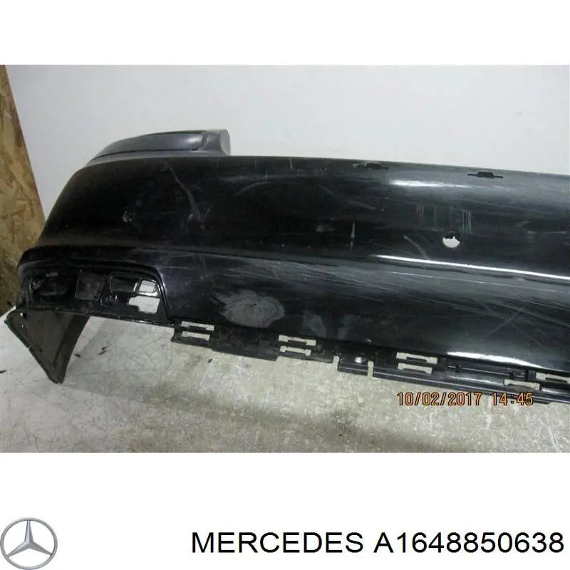 Кожух бампера заднього Mercedes A1648850638 ціна, від 55.28 USD