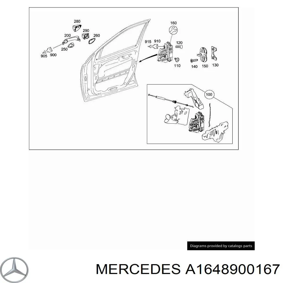 A1648900167 Mercedes 