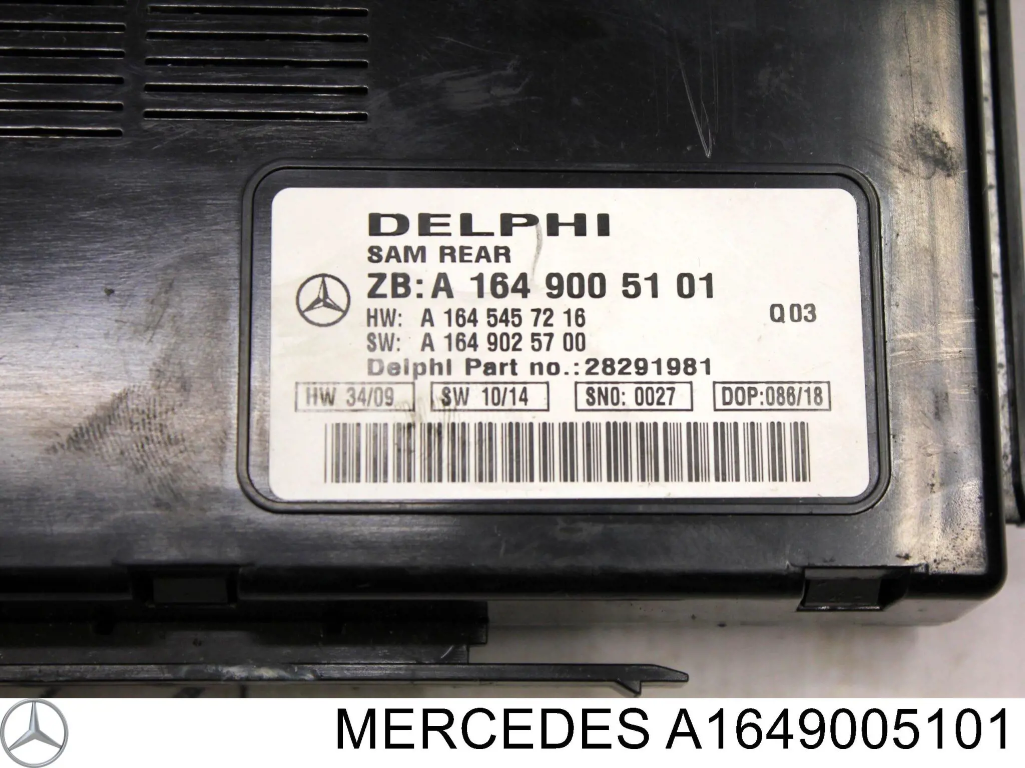 Купити A1644404301 Mercedes Блок керування сигналами SAM