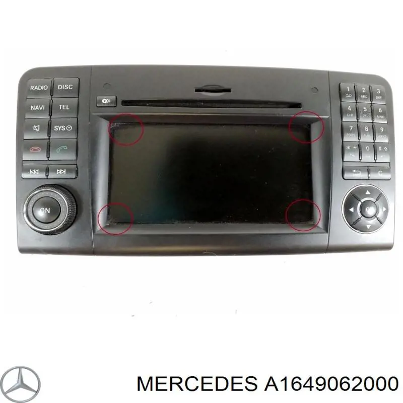 A1649062000 Mercedes Магнітола (радіо AM/FM)