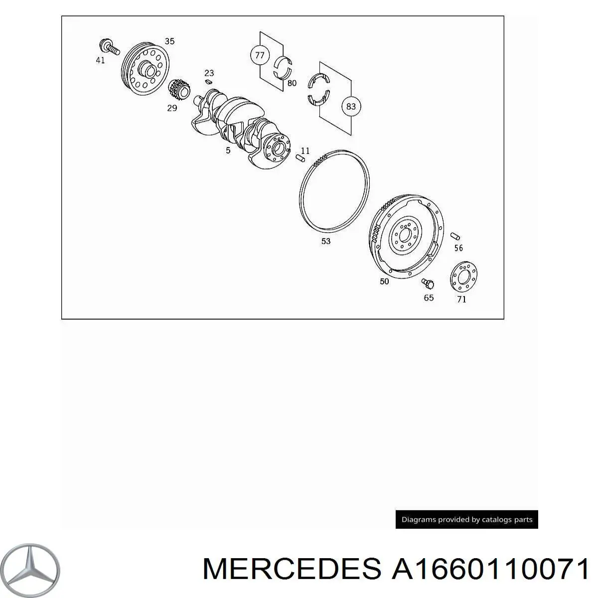 A1660110071 Mercedes 
