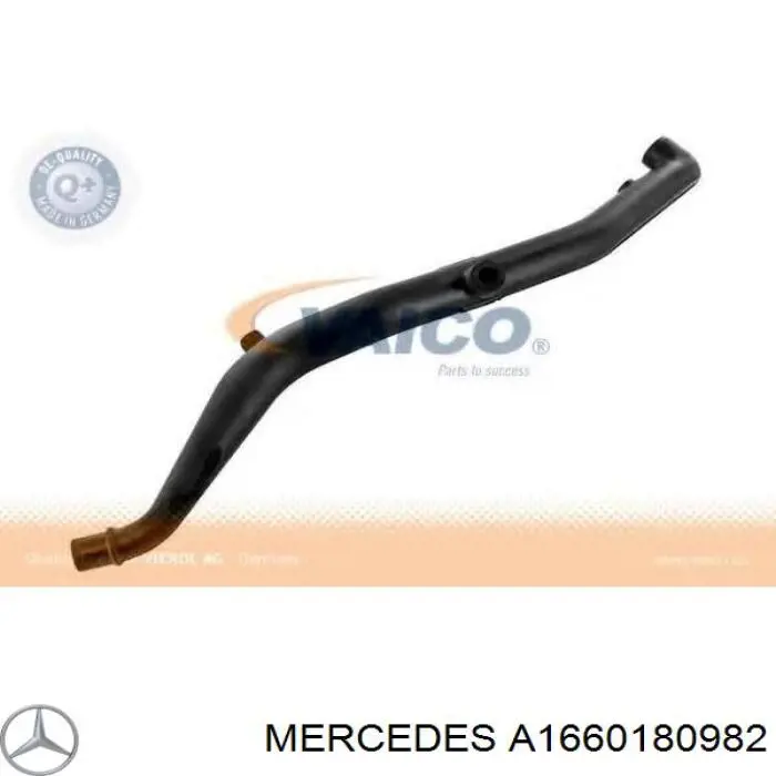 Купити A1660180982 Mercedes Шланг для видалення повітря