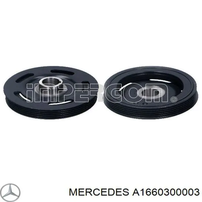 Шків колінвала (демпфер ) Mercedes A1660300003 ціна, від 64.85 USD