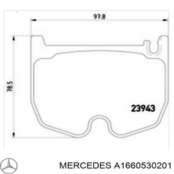 A1660530201 Mercedes клапан впускний