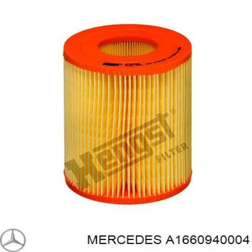 A1660940004 Mercedes фільтр повітряний
