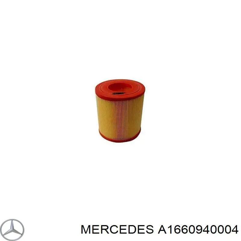 Елемент повітряного фільтра Mercedes A1660940004 ціна, від 11.87 USD