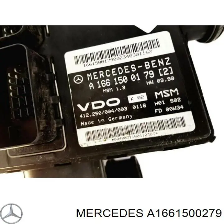  Mercedes A1661500279 ціна, від 98.87 USD