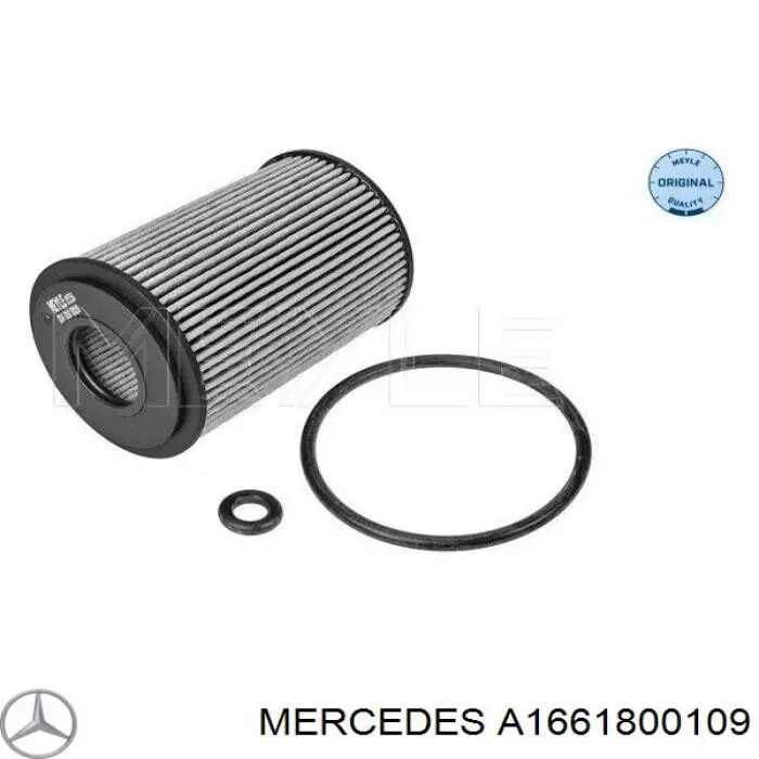 Фільтр масляний Mercedes A1661800109