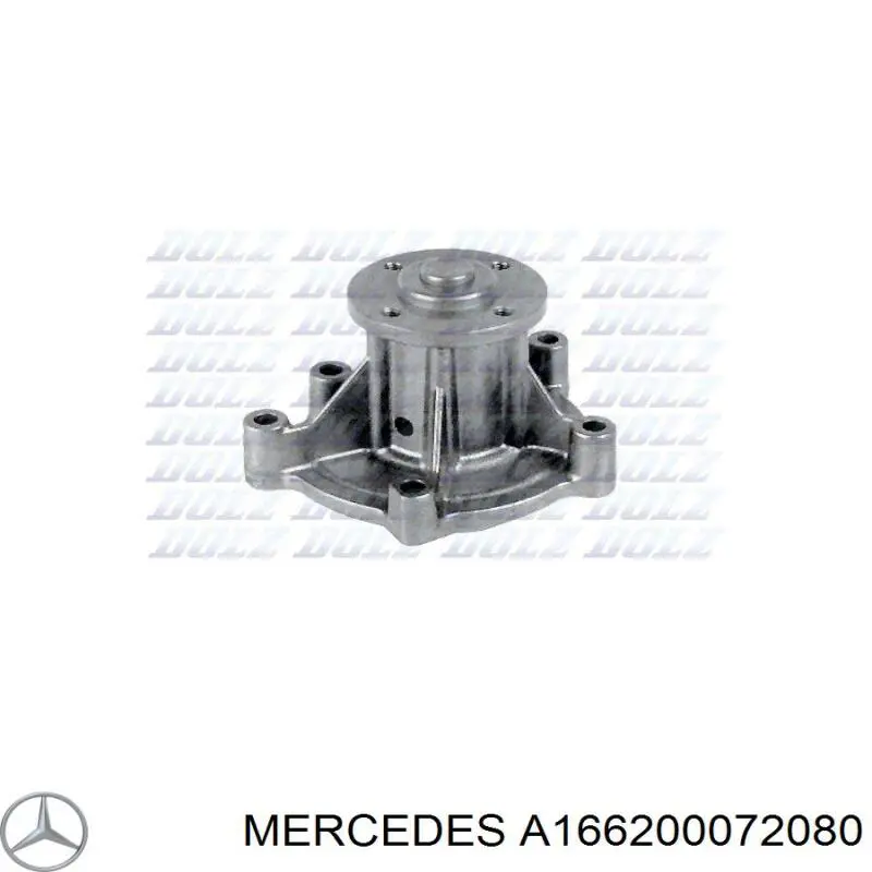 Помпа охолодження Mercedes A166200072080 ціна, від 24.90 USD