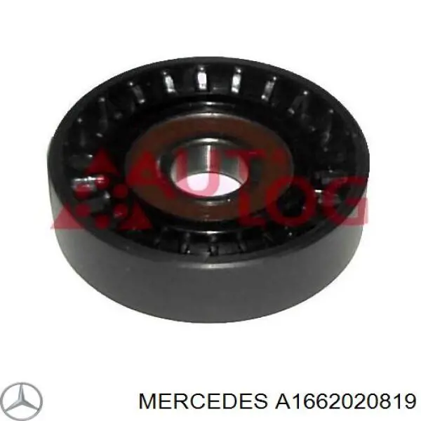 Ролик приводного ременя, паразитний Mercedes A1662020819 ціна, від 12.36 USD