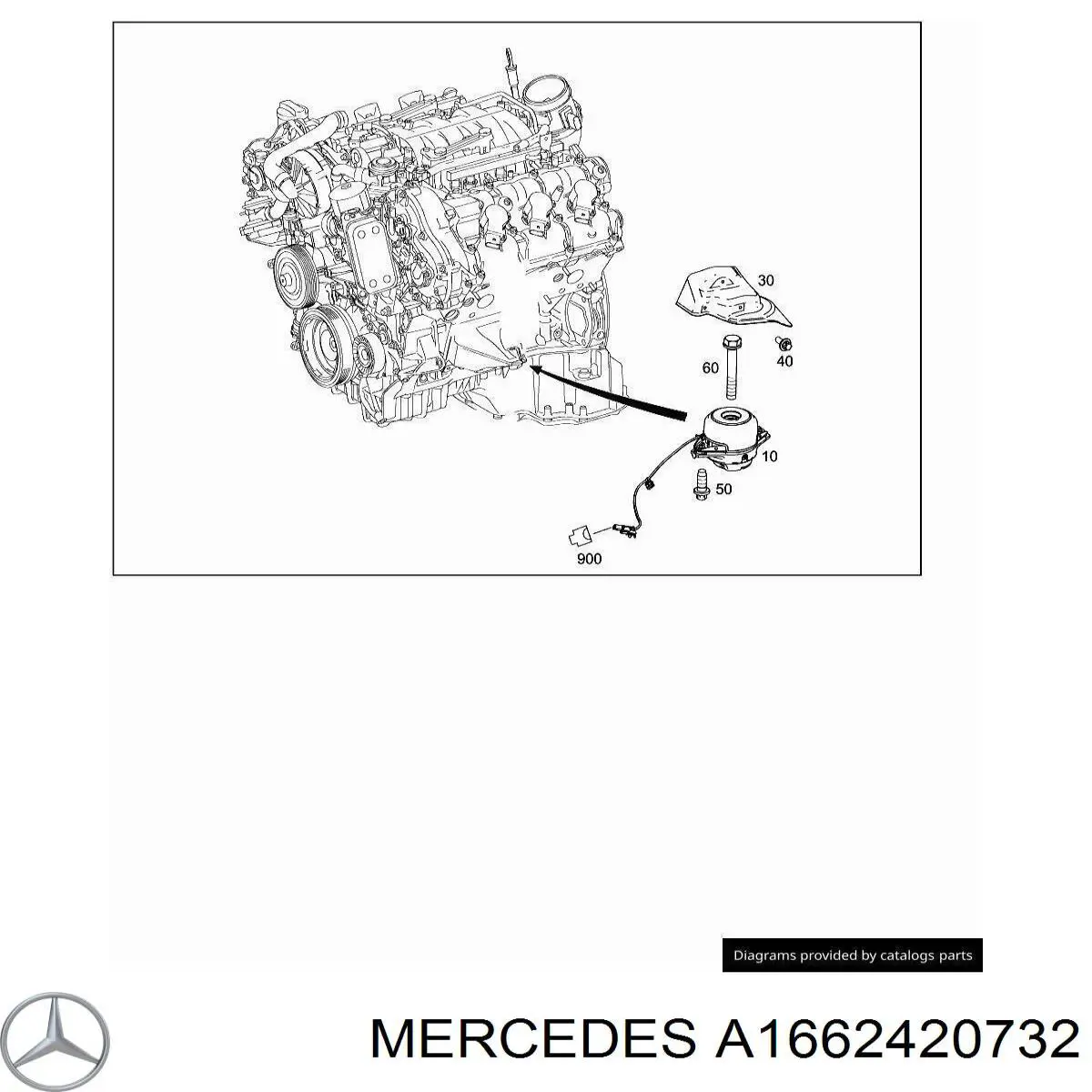  Mercedes A1662420732 ціна, від 8.13 USD