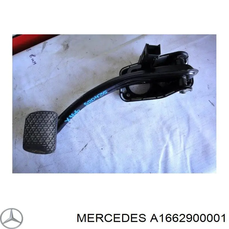 Купити A1662900001 Mercedes Педаль гальма