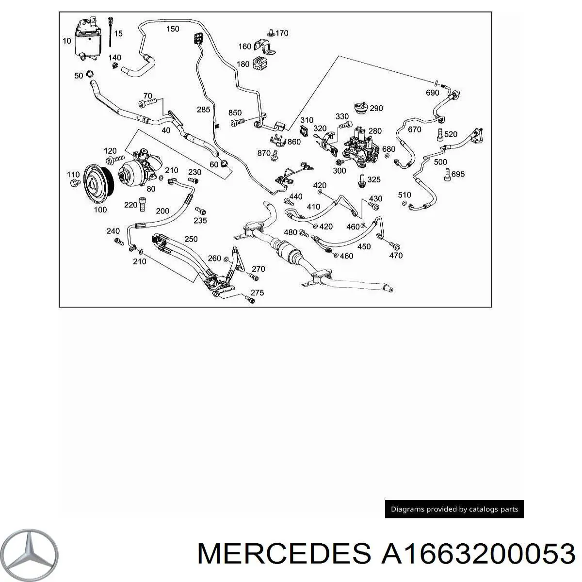 A1663201553 Mercedes 