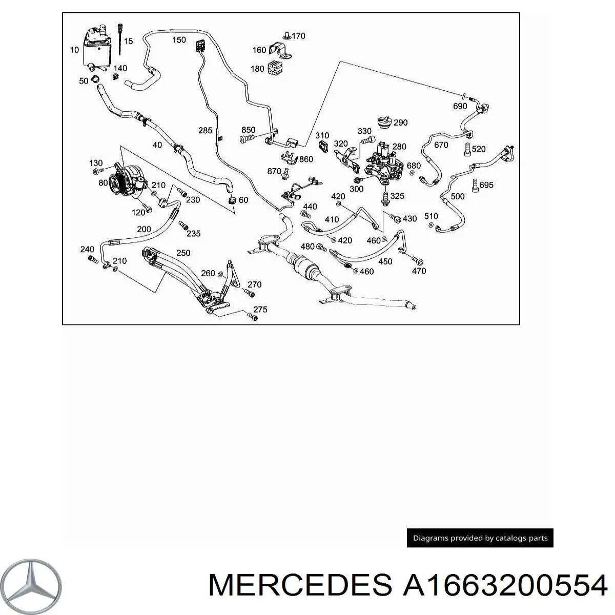A1663200554 Mercedes 