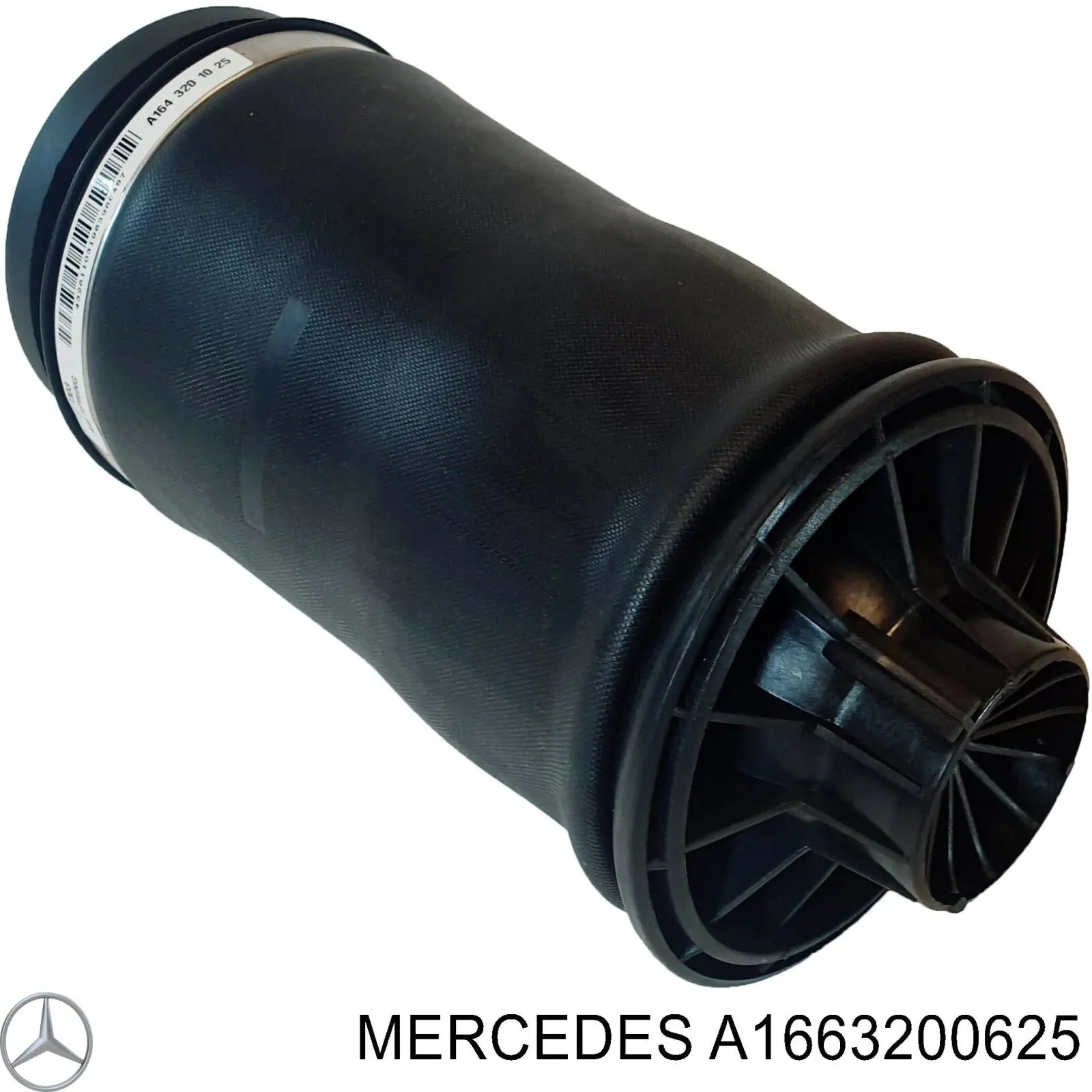 Купити A1663200625 Mercedes Пневмоподушка/Пневморессора моста заднього