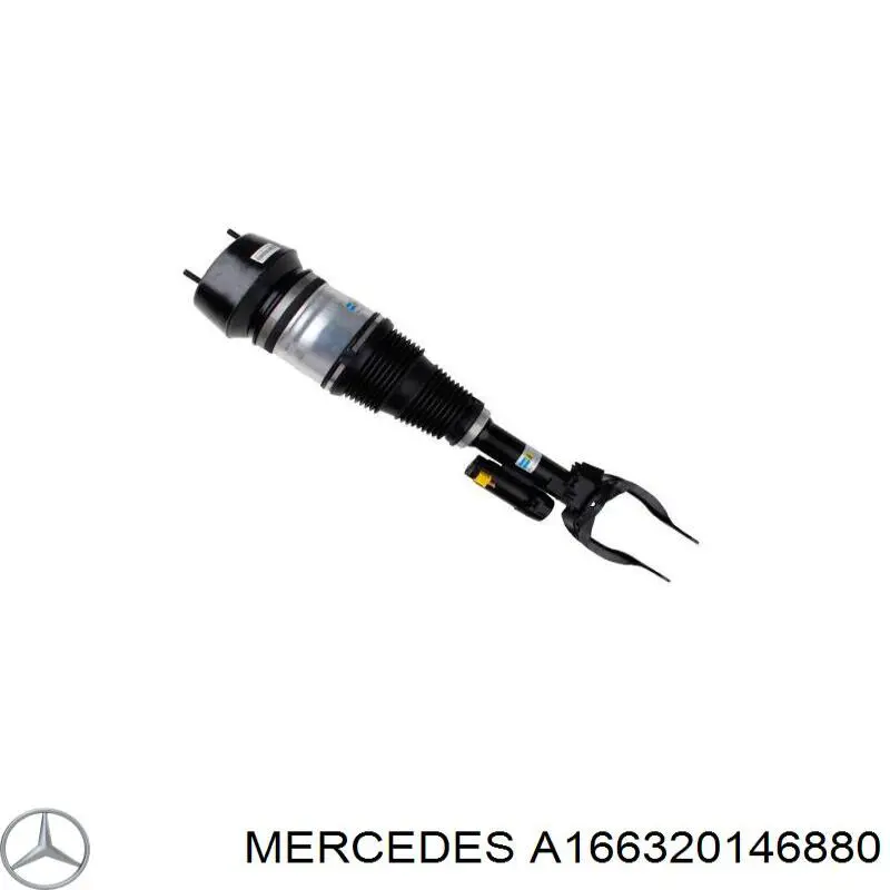 Амортизатор передній, правий Mercedes A166320146880 ціна, від 439.68 USD