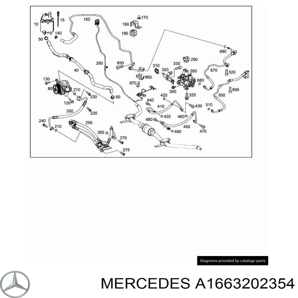 A1663202354 Mercedes 
