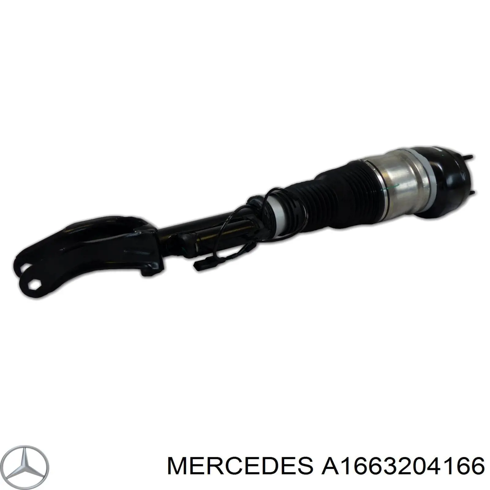 Купити A1663204166 Mercedes Пневмоподушка/Пневморессора моста