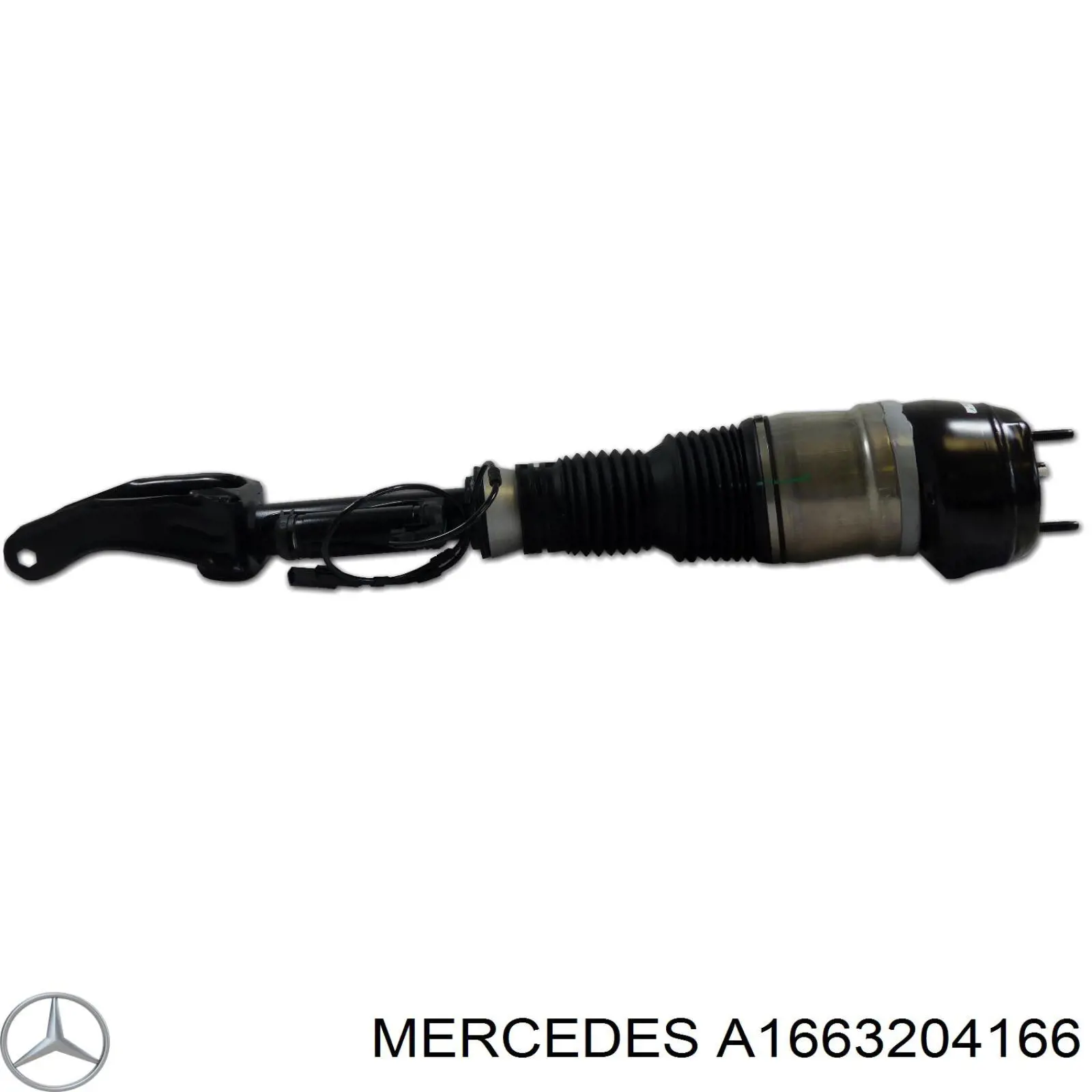 Пневмоподушка/Пневморессора моста A1663204166 Mercedes