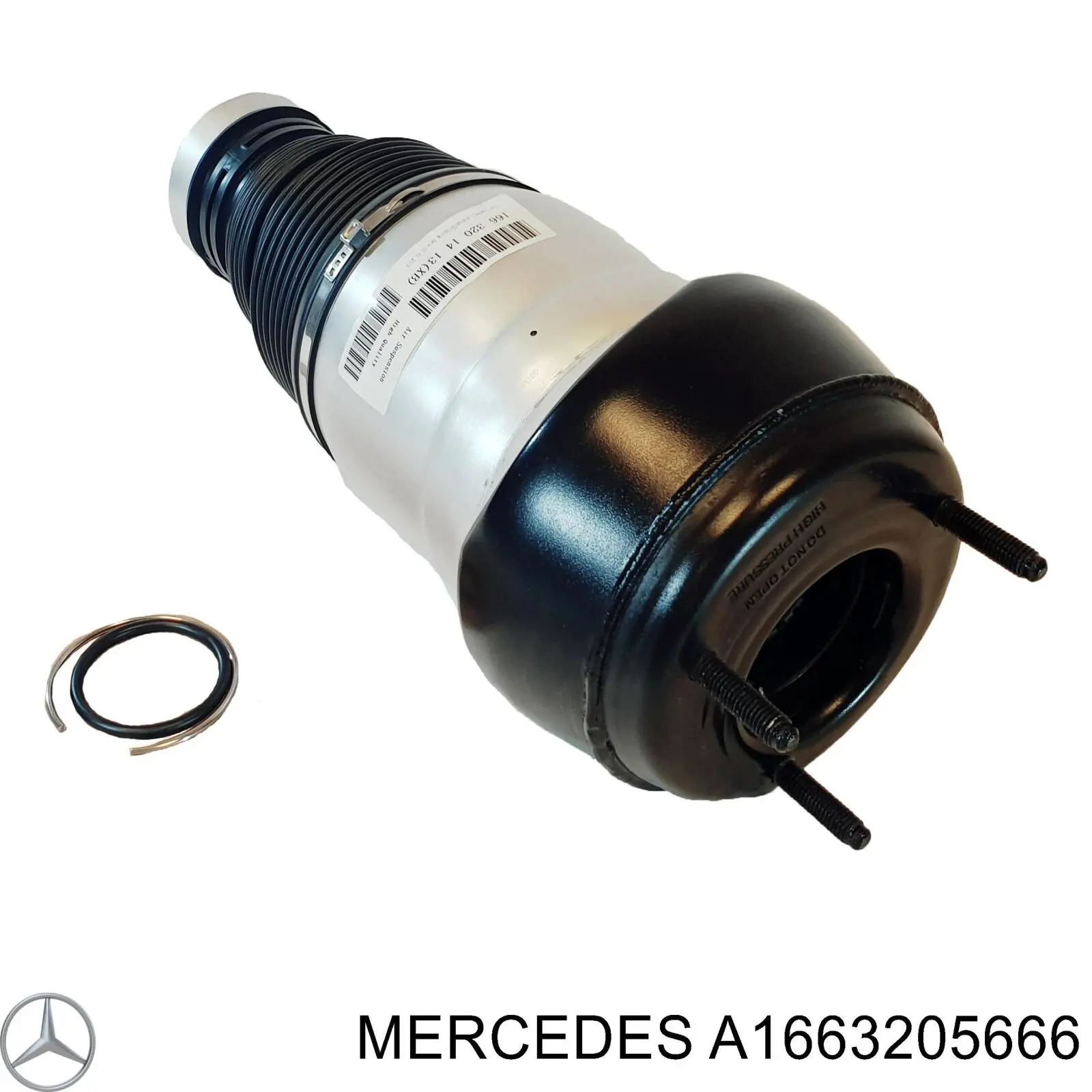 Амортизатор передній, правий Mercedes A1663205666 ціна, від 388.04 USD