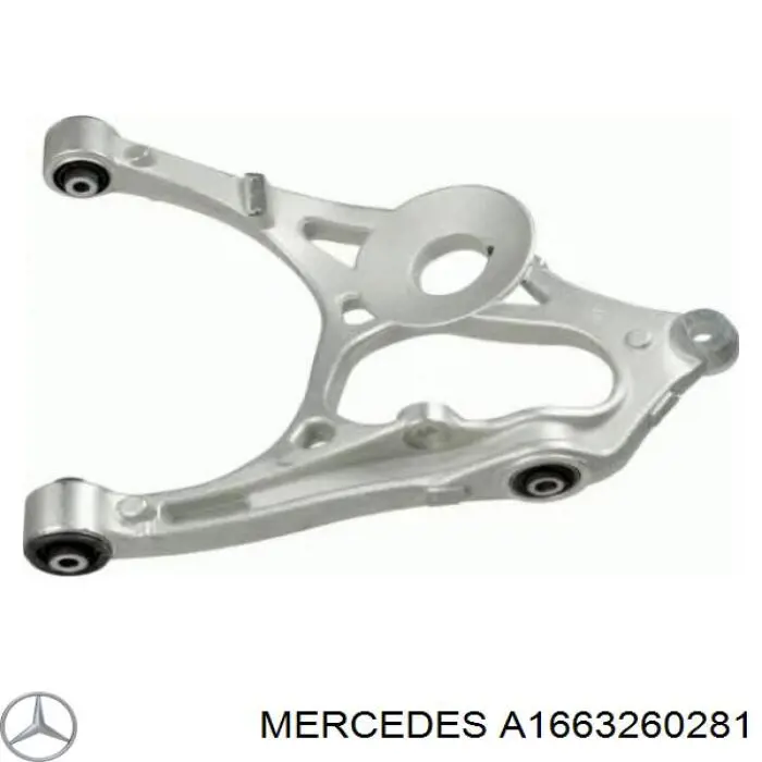 Сайлентблок заднього нижнього важеля Mercedes A1663260281 ціна, від 27.44 USD