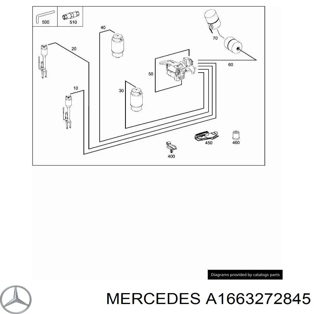Трубка пневмосистеми амортизаторів Mercedes A2203271045 ціна, від 31.51 USD