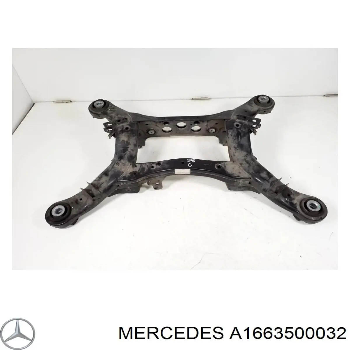 Балка задньої підвіски поперечна Mercedes A1663500032 ціна, від 126.69 USD