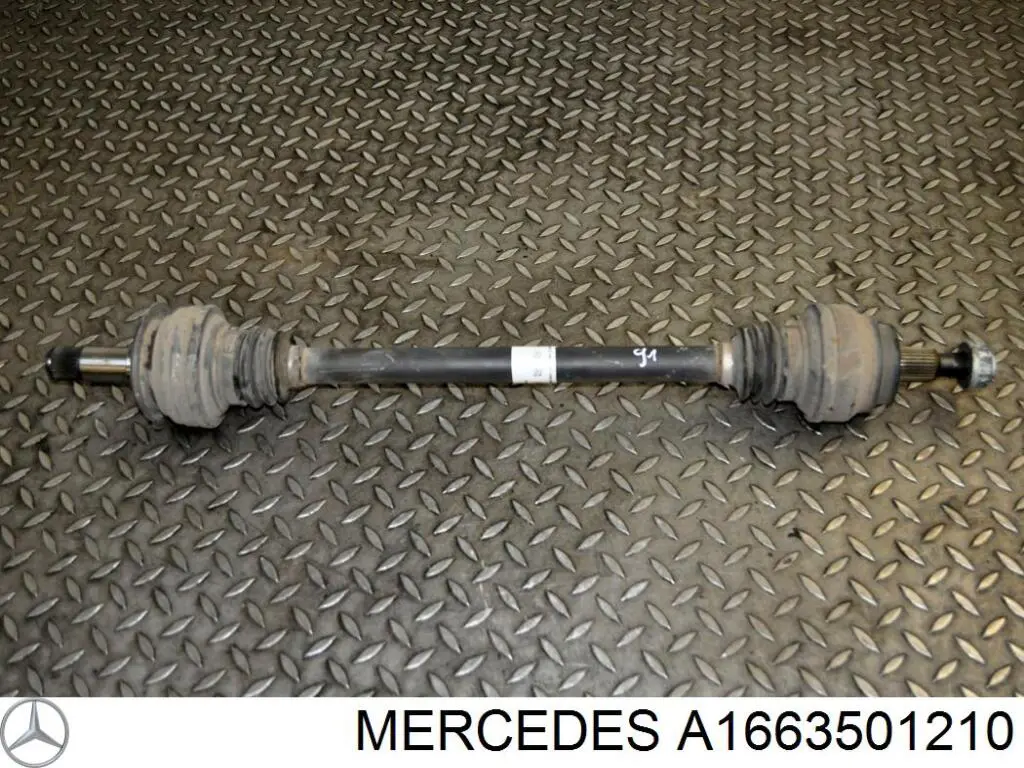 Піввісь задня, ліва A1663501210 Mercedes