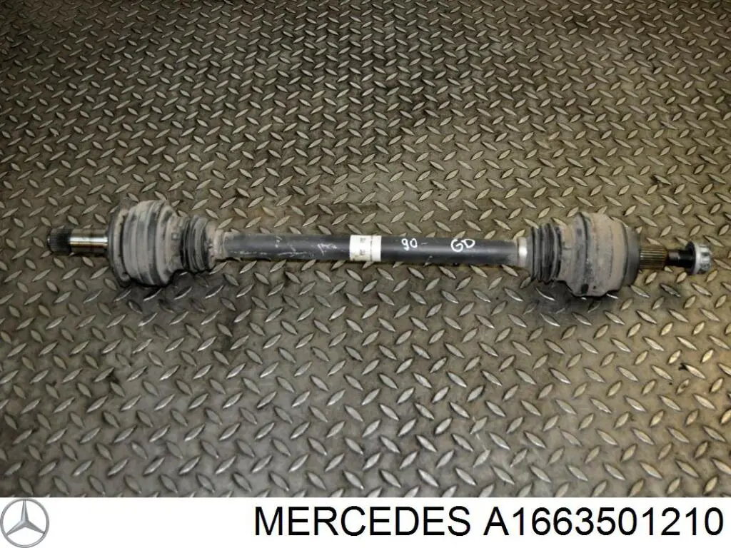 Піввісь задня, ліва Mercedes A1663501210 ціна, від 190.03 USD