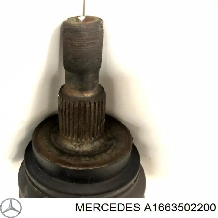 Купити A1663502200 Mercedes Піввісь задня, ліва