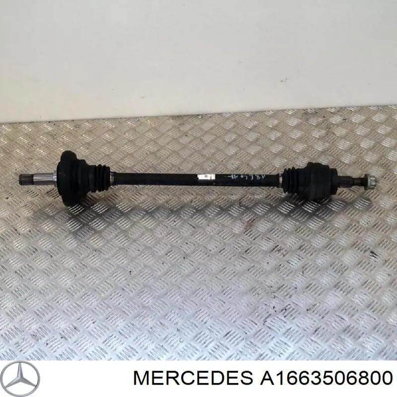 Піввісь задня, ліва Mercedes A1663506800