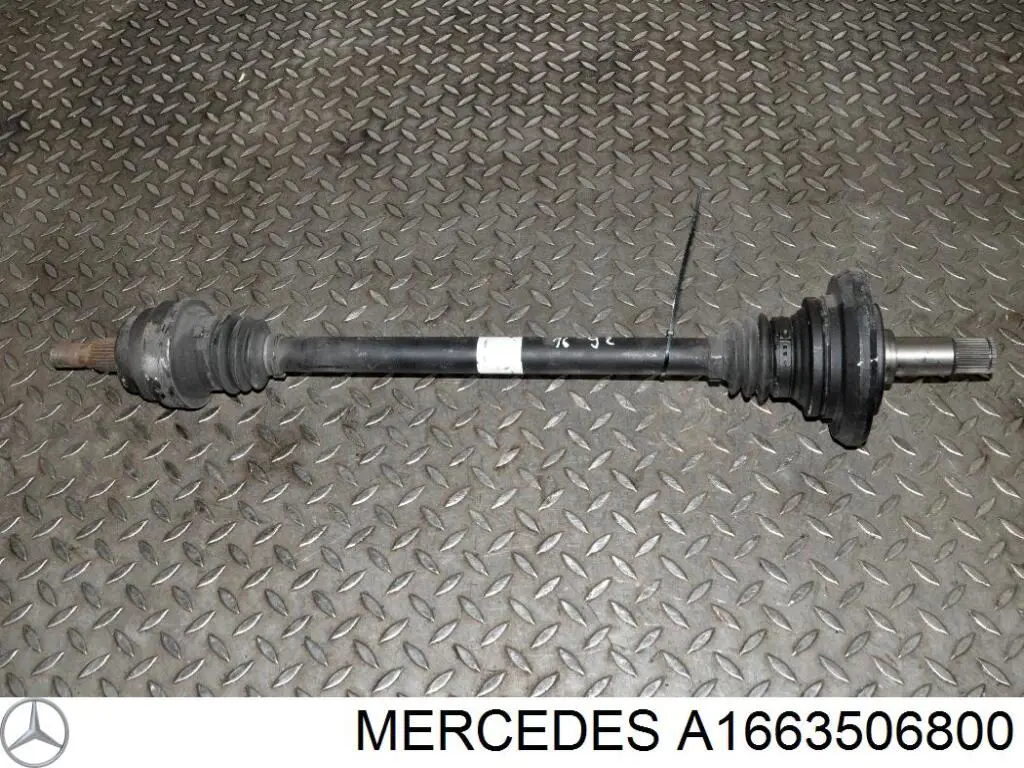 A1663506800 Mercedes Піввісь задня, ліва