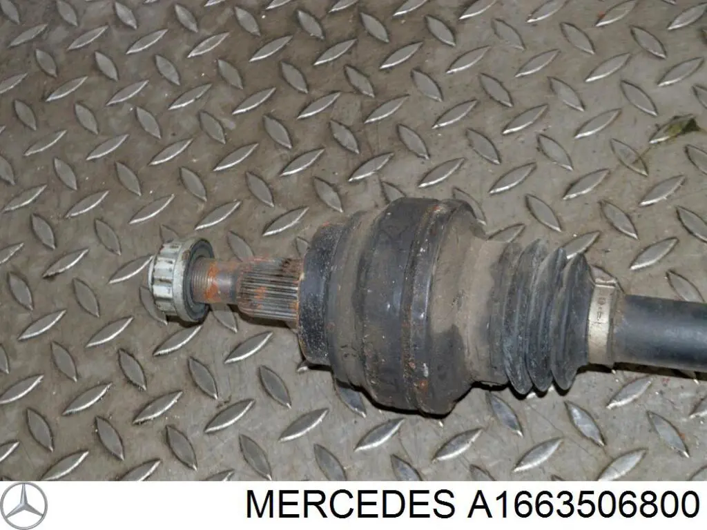 Купити A1663506800 Mercedes Піввісь задня, ліва
