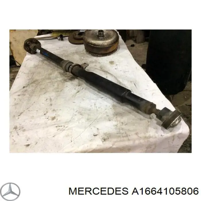 A1664105806 Mercedes Вал карданний основний заднього моста