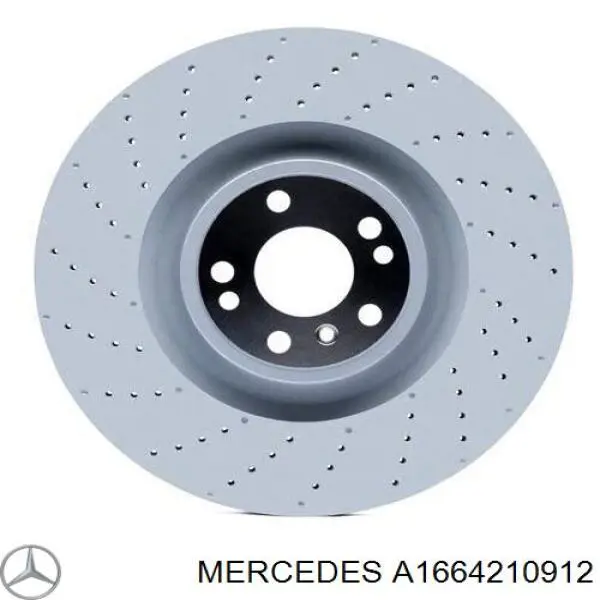 Диск гальмівний передній A1664210912 Mercedes