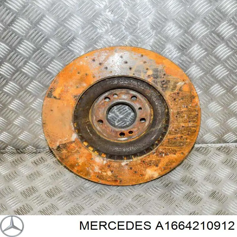 Диск переднього гальма Mercedes A1664210912 ціна, від 72.33 USD