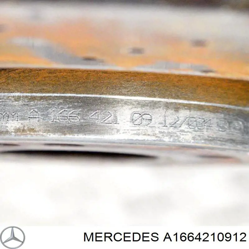 Гальмівні диски передні A1664210912 Mercedes