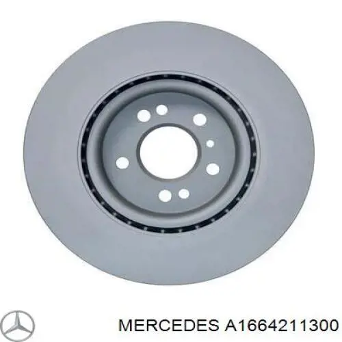 Диск переднього гальма Mercedes A1664211300 ціна, від 89.73 USD