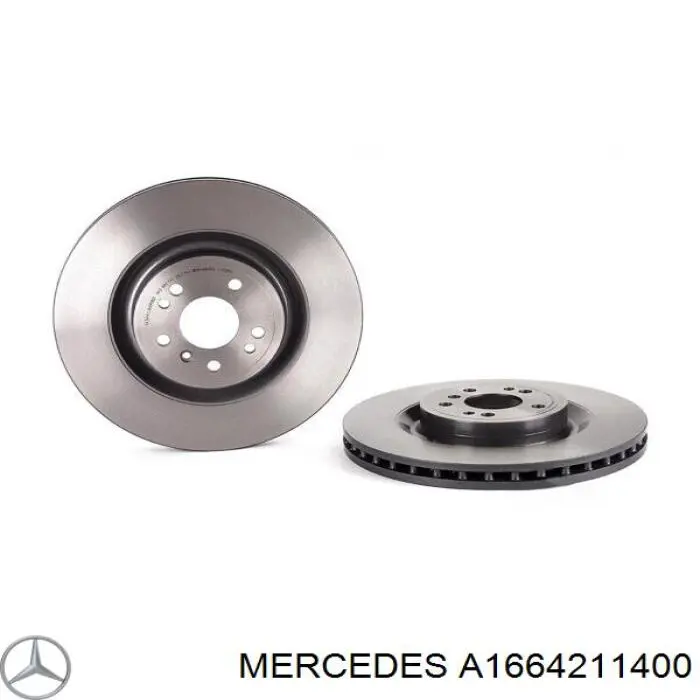 Купити A1664211400 Mercedes Ротор гальмівний