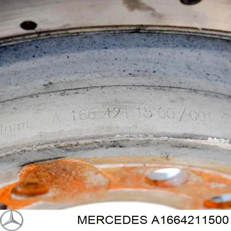 Купити A1664211500 Mercedes Ротор гальмівний