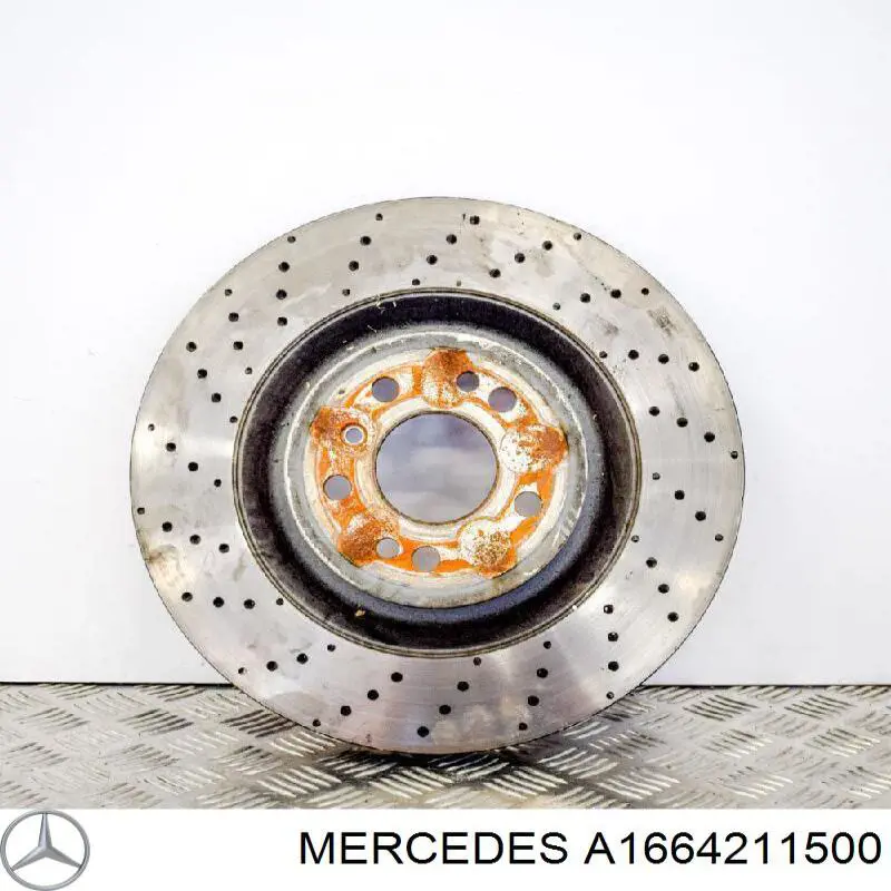 A1664211500 Mercedes диск гальмівний передній