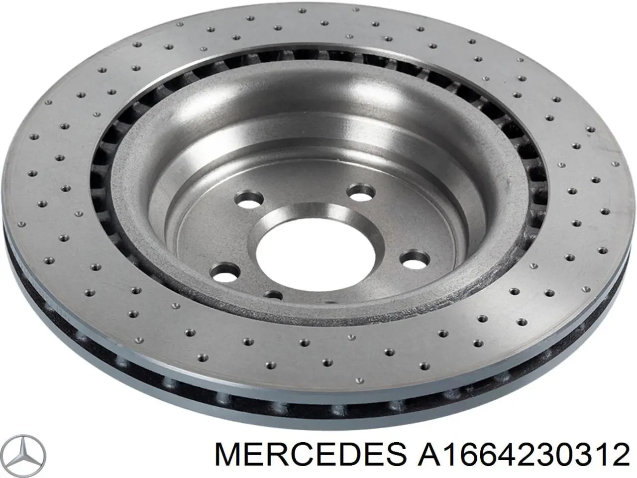 Задні дискові гальма Mercedes A1664230312 ціна, від 103.67 USD