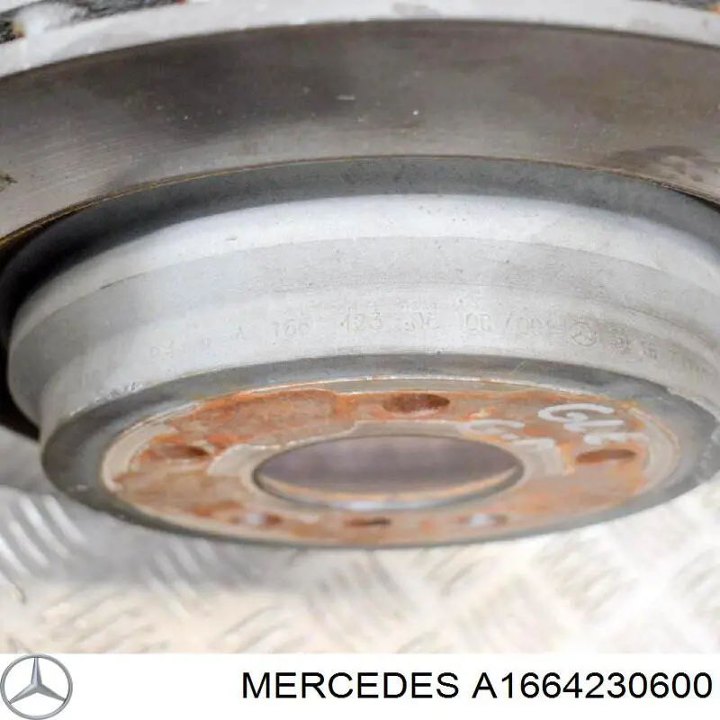 Задні дискові гальма Mercedes A1664230600 ціна, від 194.25 USD