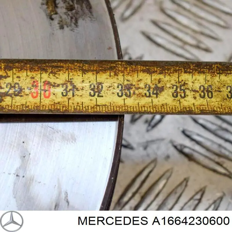 Купити A1664230600 Mercedes Диск заднього гальма