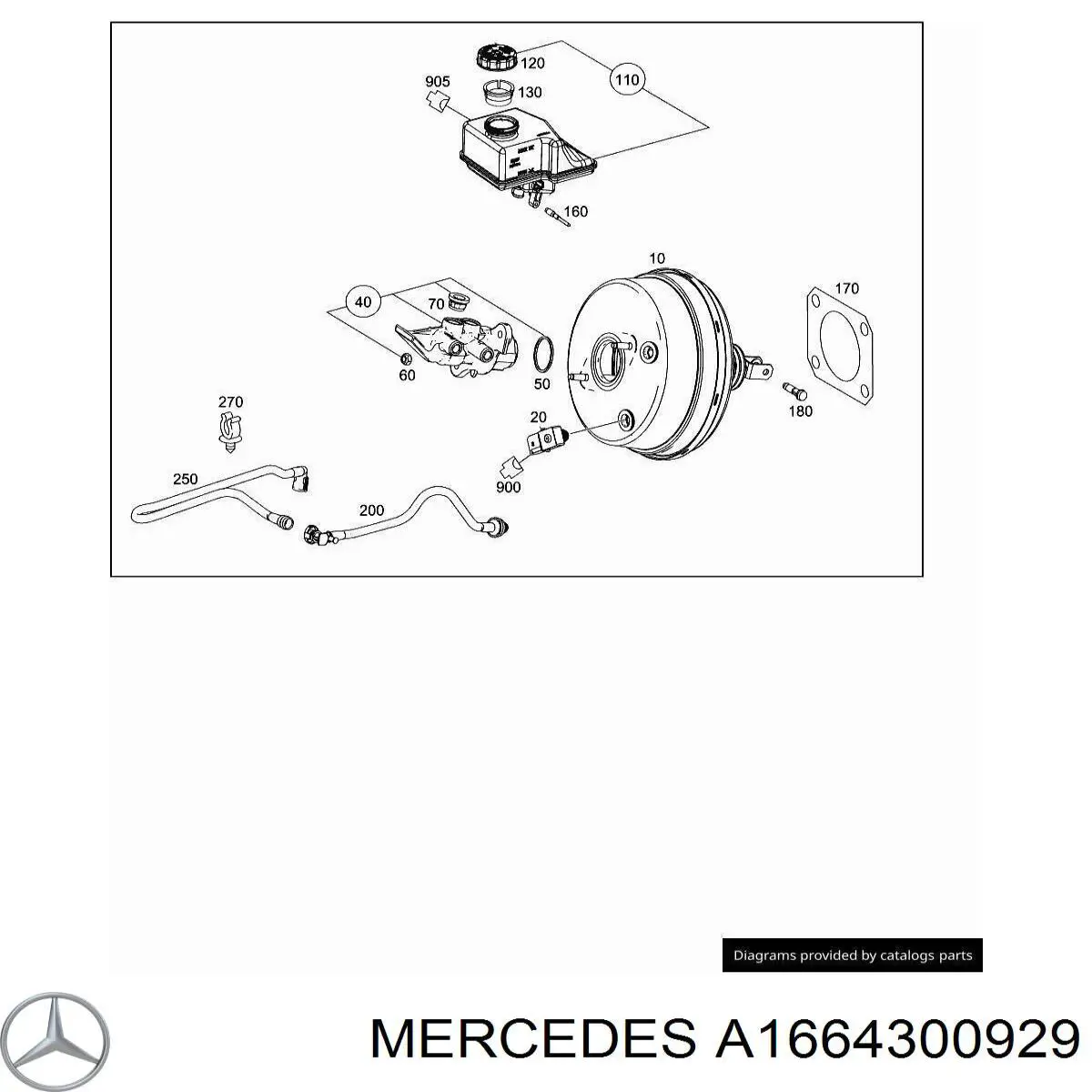 A1664300929 Mercedes 