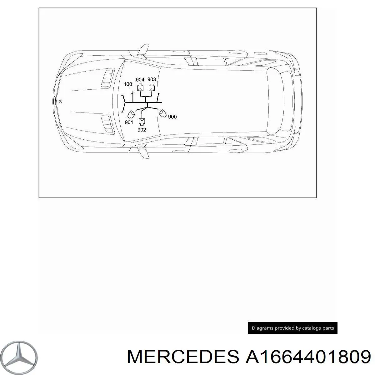 Mercedes A1664401809 ціна, від 20.25 USD