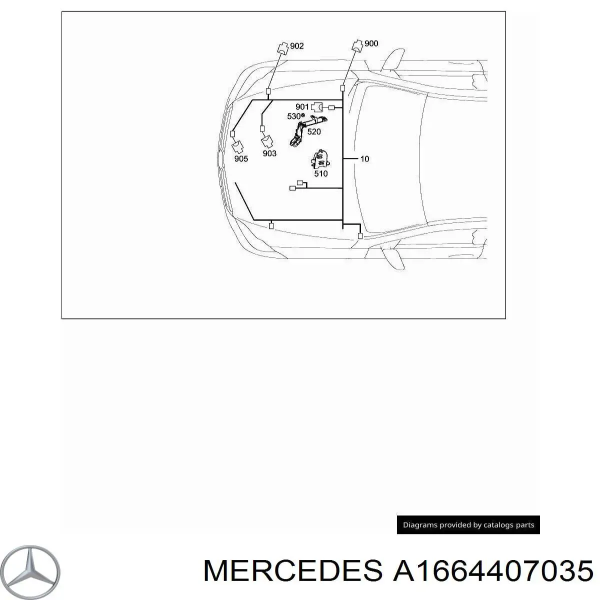  Mercedes A1664407035 ціна, від 101.33 USD