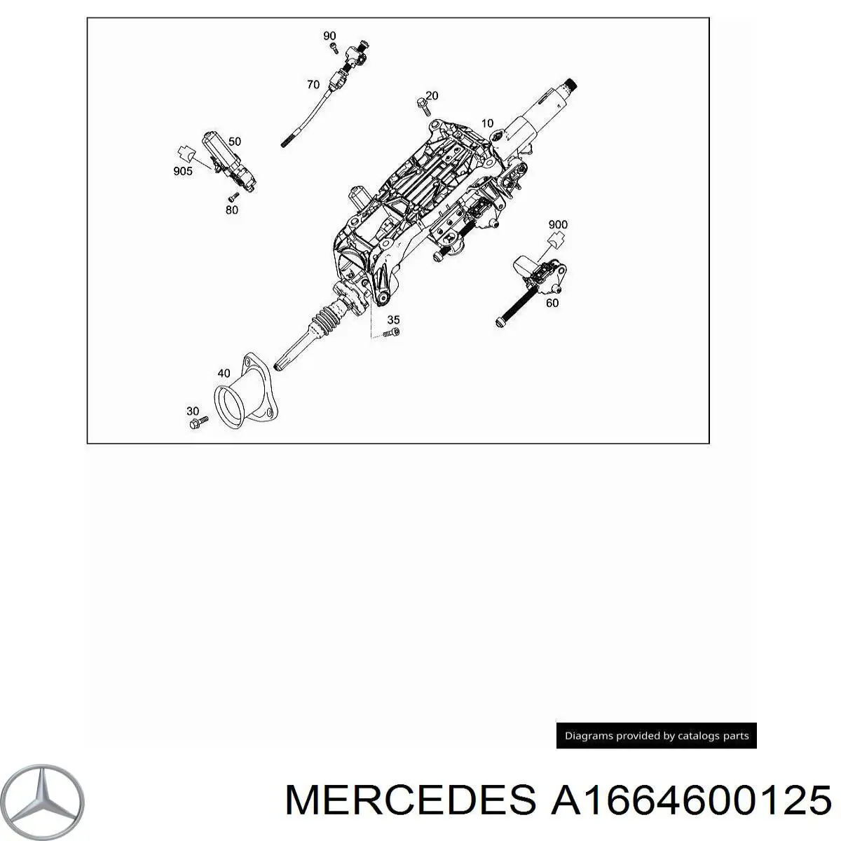 A1664600125 Mercedes 