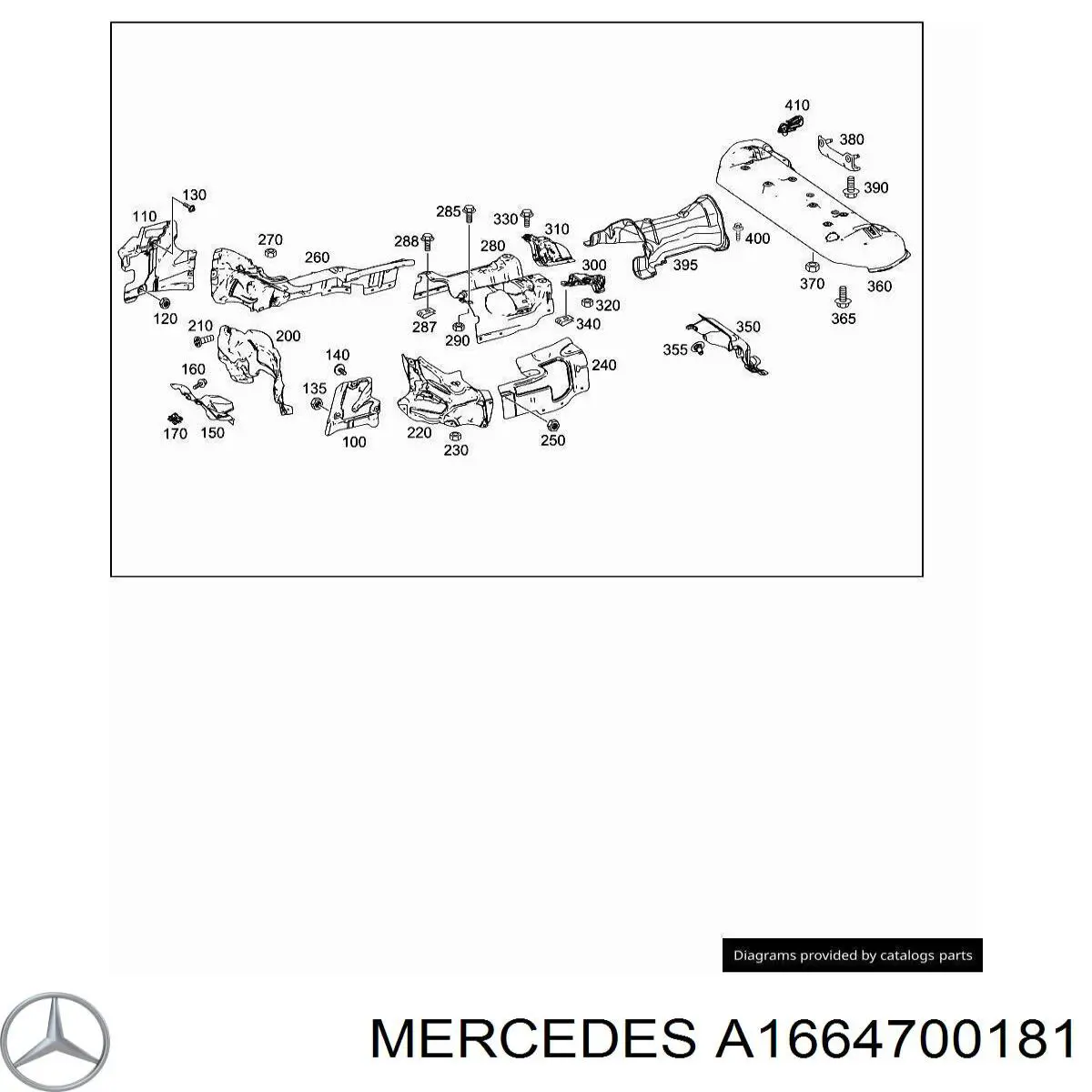 A1664700181 Mercedes 