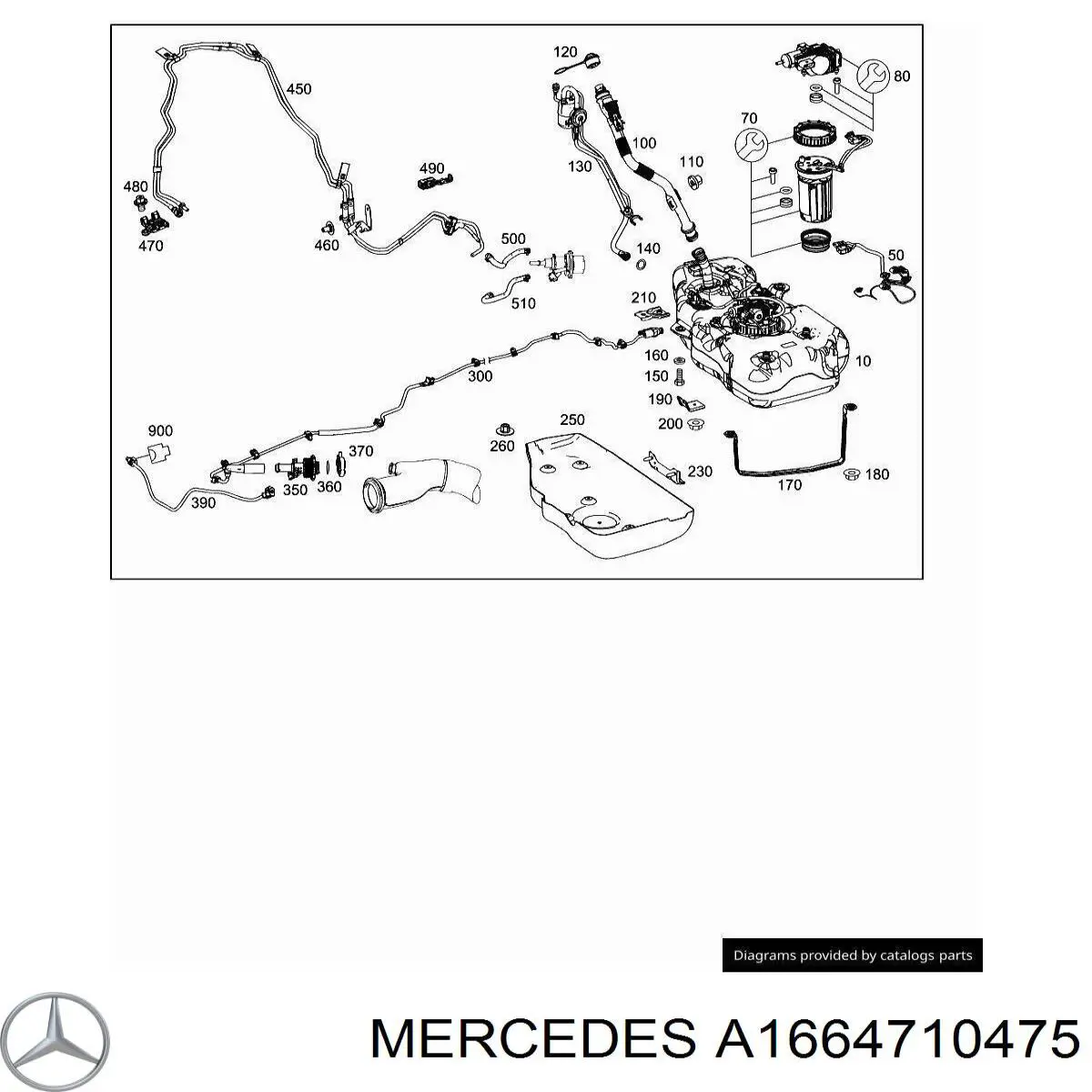 Купити A1664710475 Mercedes Блок підігріву палива